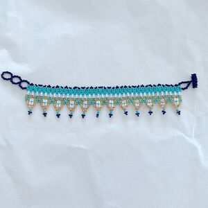 Boho Seed Bead Bracelet Hand made in Honduras